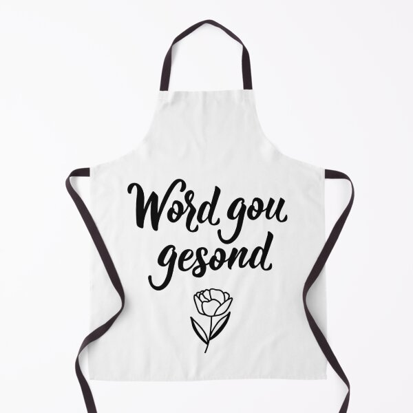 Item preview, Afrikaans text: Get well soon. Lettering. Word gou gesond. designed and sold by pidzam4e.