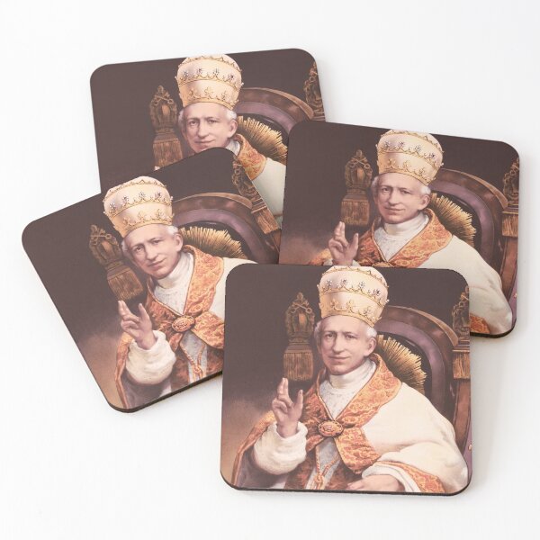 Item preview, Pope Leo XIII Chromolithograph Portrait - 1878 designed and sold by warishellstore.