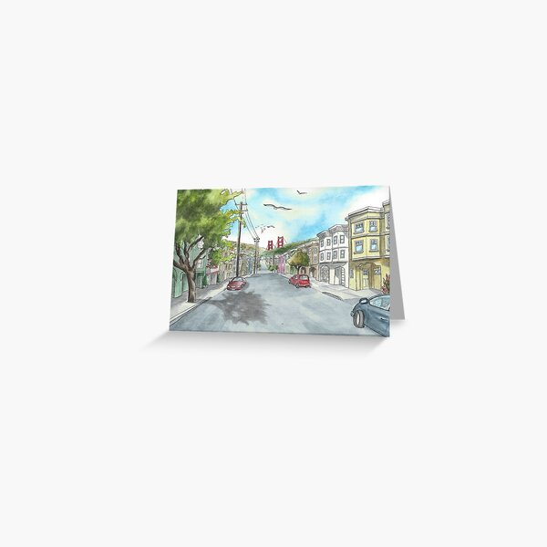 "The View from 21st Avenue" Greeting Card
