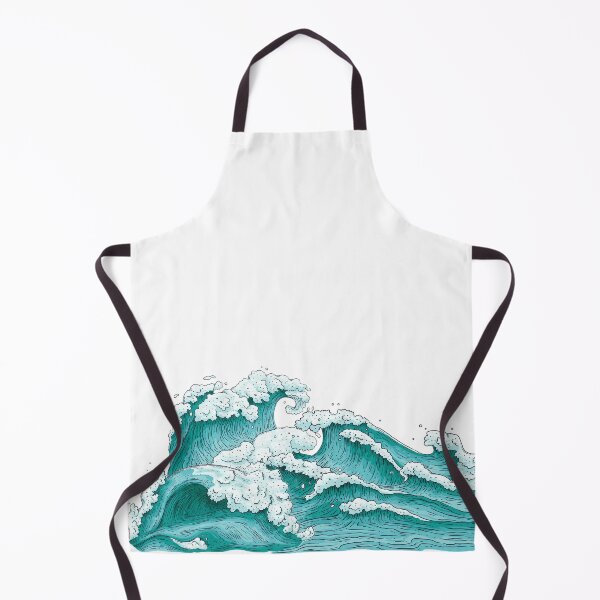 Item preview, Japanese Waves, Asian Style Wave Art designed and sold by Polishthestone.