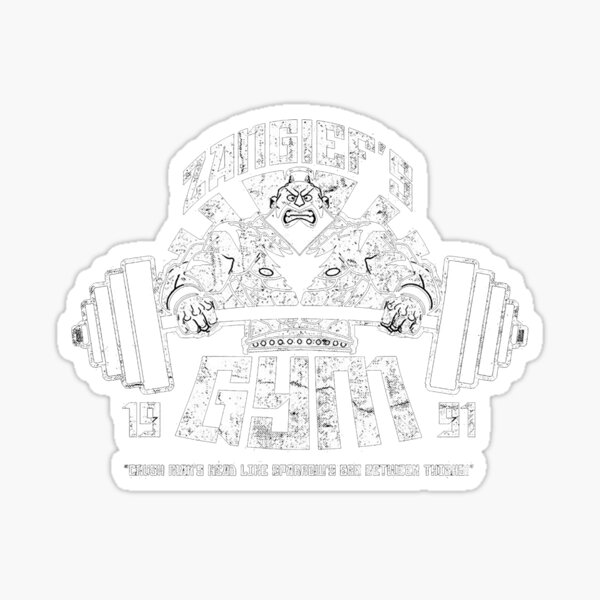 Zangief (SF6) Defeated Face Sticker – Vinyl Labz