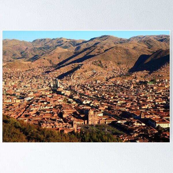 Aperçu de l'œuvre Cusco City Overlook, Cusco Pérou créée et vendue par Roupen BAKER.