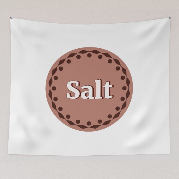Item preview, Brown Salt Label designed and sold by EmotionArt.