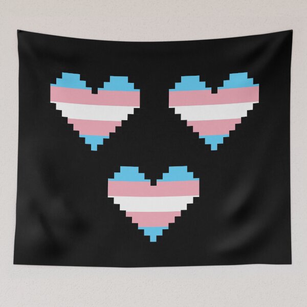 Item preview, 3 Transgender Hearts designed and sold by FallenFeline.