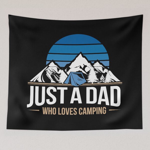 Item preview, Just A Dad Who Loves Camping designed and sold by Pau Baz.