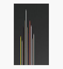 F1 2016 Minimalist Vertical Photographic Print