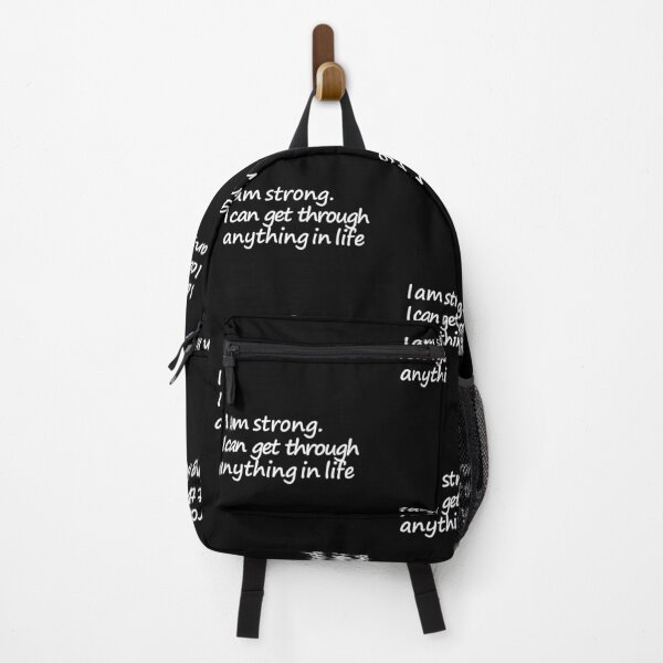 Item preview, I am strong I can get through anything in life - Inspirational designed and sold by Yasmine khalifa.