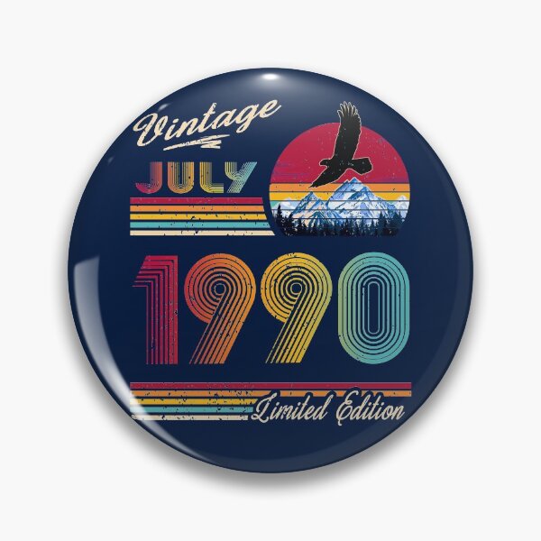 Item preview, Vintage July 1990 Birthday designed and sold by GreenSplash.