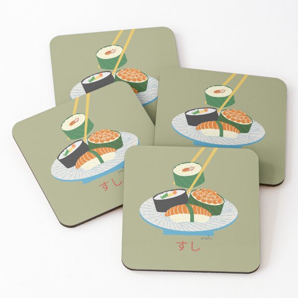 Item preview, すし - Yummy Sushi designed and sold by KawaiiForAll.