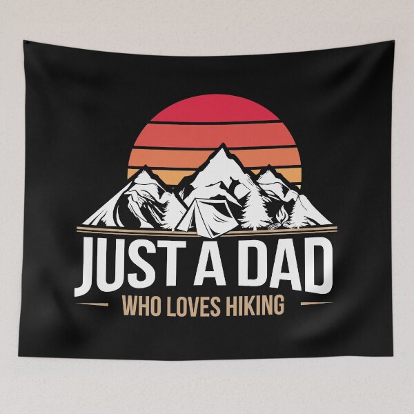 Item preview, Just A Dad Who Loves Hiking designed and sold by Pau Baz.