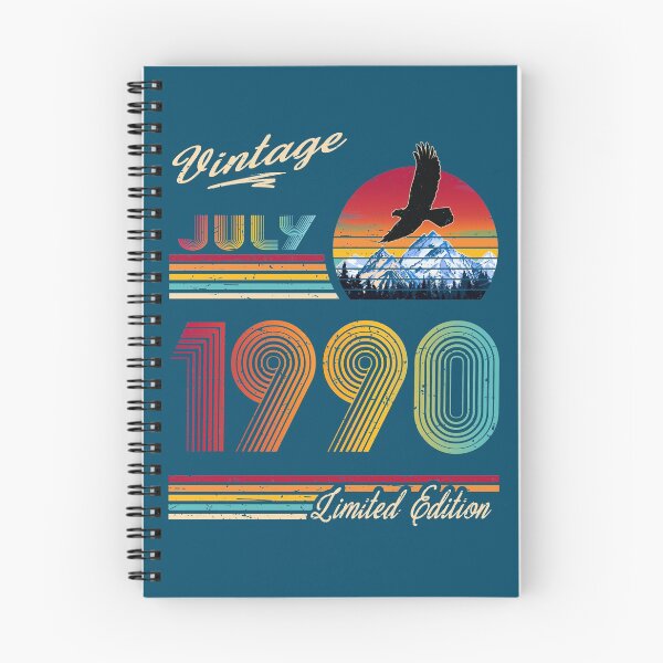 Item preview, Julio de 1990 Cumpleaños designed and sold by GreenSplash.