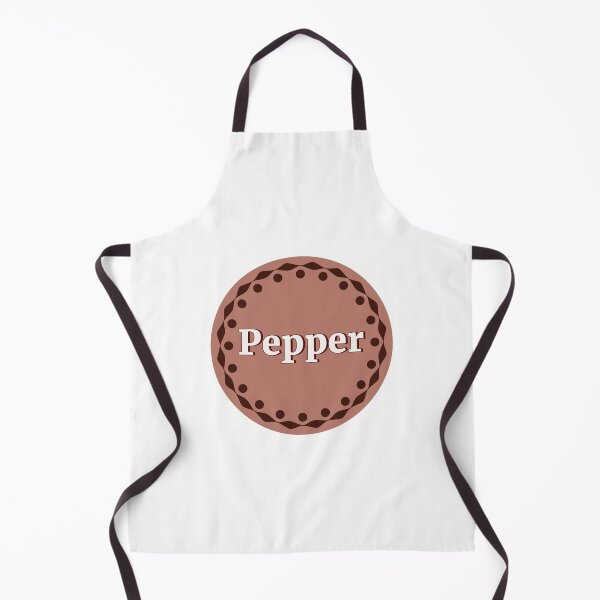 Item preview, Brown pepper Label designed and sold by EmotionArt.