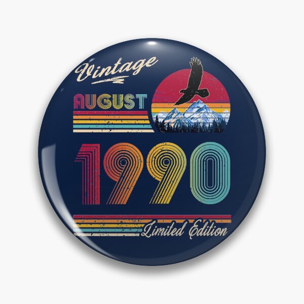 Item preview, Vintage August 1990 Birthday designed and sold by GreenSplash.
