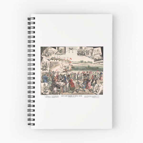 Item preview, Animals Watching A Horse Race - Lights and Shadows Of Horse Racing - 1890 designed and sold by warishellstore.