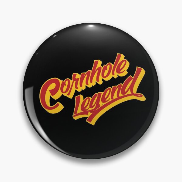 Artikelvorschau, Cornhole Legend Vintage Skript entworfen und verkauft von Huhnerdieb Apparel.