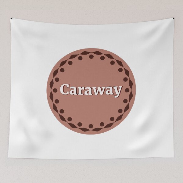 Item preview, Brown Caraway Label designed and sold by EmotionArt.