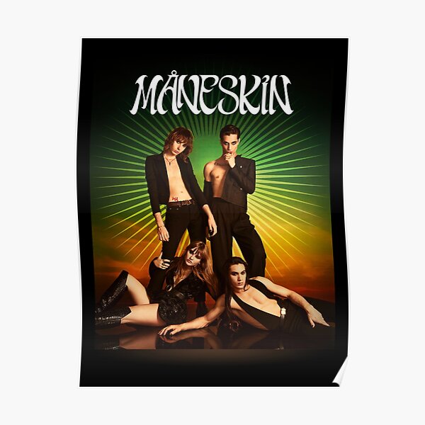 MANESKIN Måneskin merchandising Poster