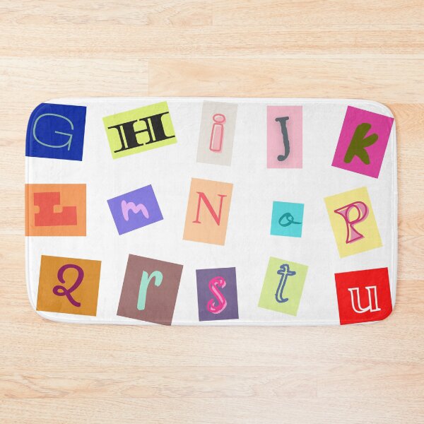 Item preview, Alphabets Newspaper Cutout Aesthetic designed and sold by lunajoon.