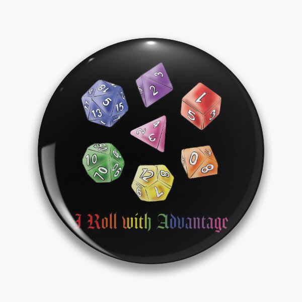 Artikelvorschau, DnD Gay Pride Dice Advantage - Gruppe entworfen und verkauft von JJPhoenixArt.