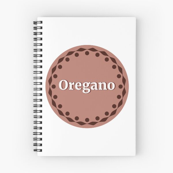 Item preview, Brown Oregano Label designed and sold by EmotionArt.