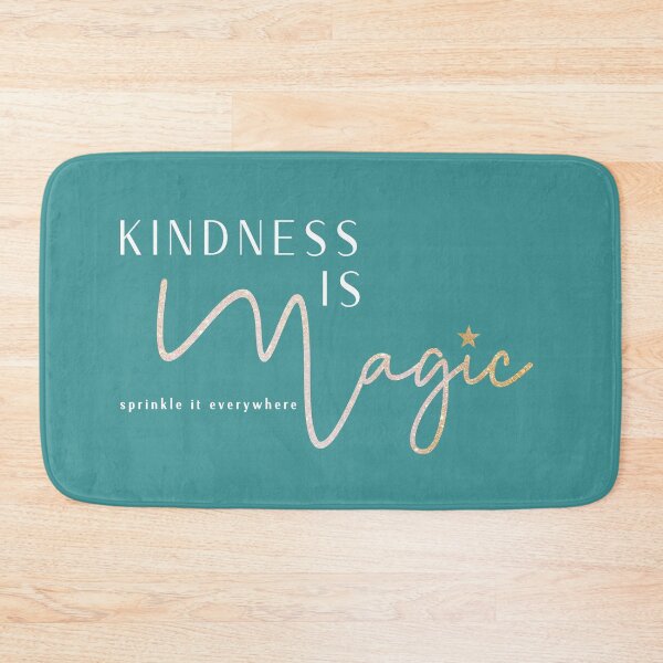 Item preview, Think happy thoughts - Soft and subtle Kindness is Magic.  Caroline Laursen original designed and sold by Caroline Laursen.