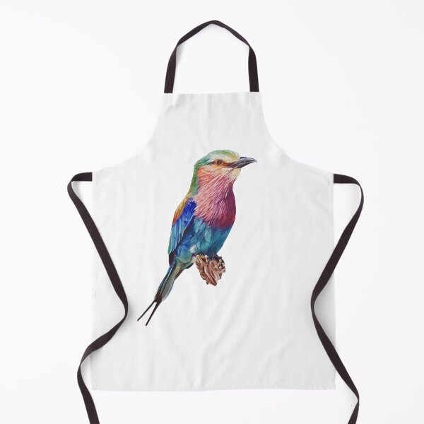 Item preview, Lilac-breasted Roller Bird painting (no background) designed and sold by Emily Bickell.