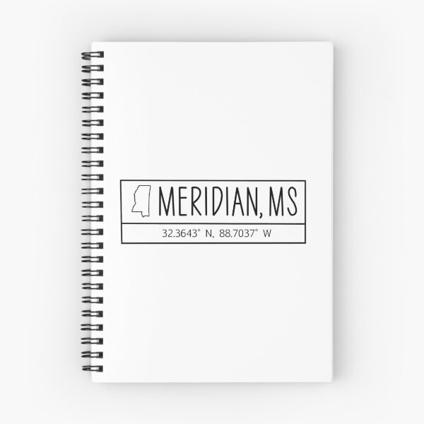 Artikelvorschau, Meridian Mississippi-Koordinaten entworfen und verkauft von Emily Designs.