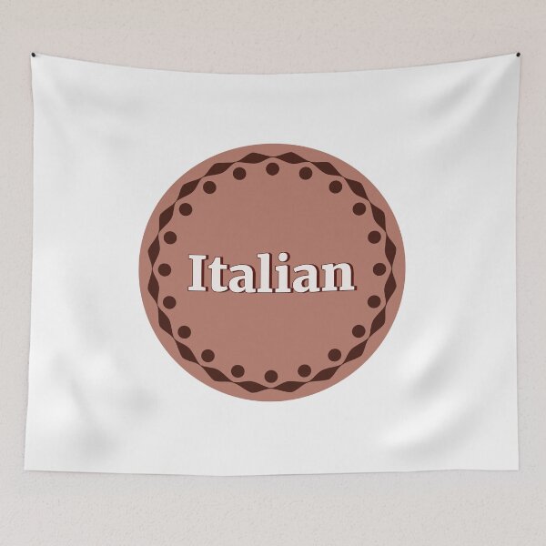 Item preview,  Brown Italian Label designed and sold by EmotionArt.