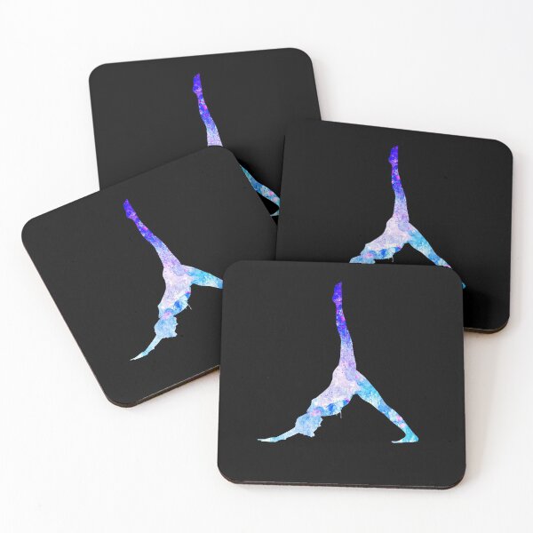 Item preview, three-legged downward facing dog pose yoga designed and sold by feether-store.