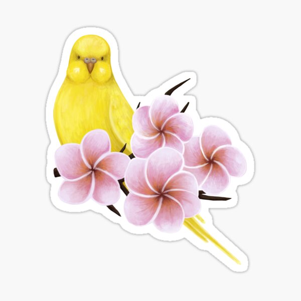 Item preview, Yellow Budgerigar designed and sold by dart frog.