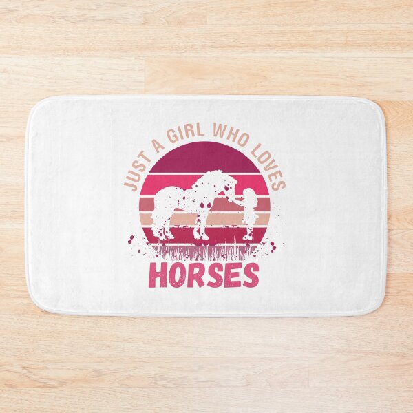 Item preview, Just a Girl Who Loves Horses | Equesterian Girl designed and sold by KarolinaPaz.