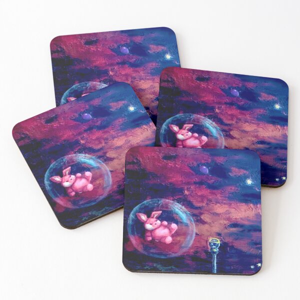 Intergalactic Bun Bun 1.2 Coasters (Set of 4)