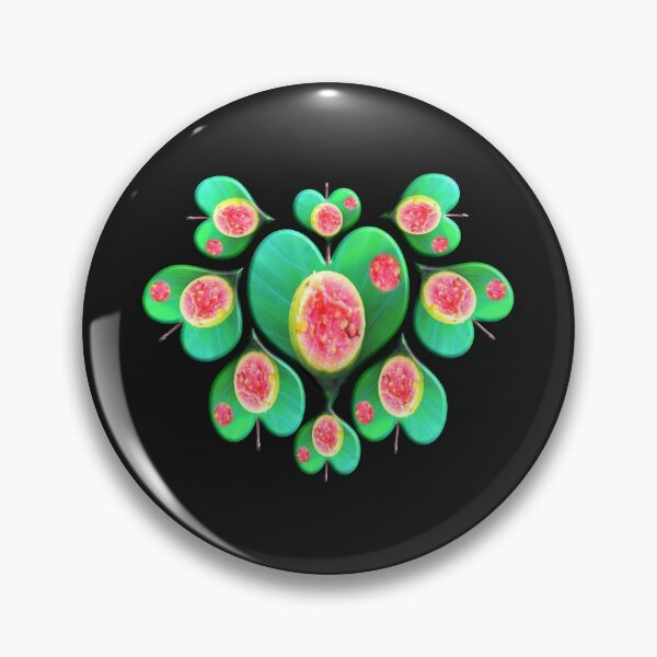 Item preview, ATTRACTIVE COMPOSITION OF GUAVAS IN HEART SHAPE - FOR GUAVA LOVER designed and sold by Ralek.