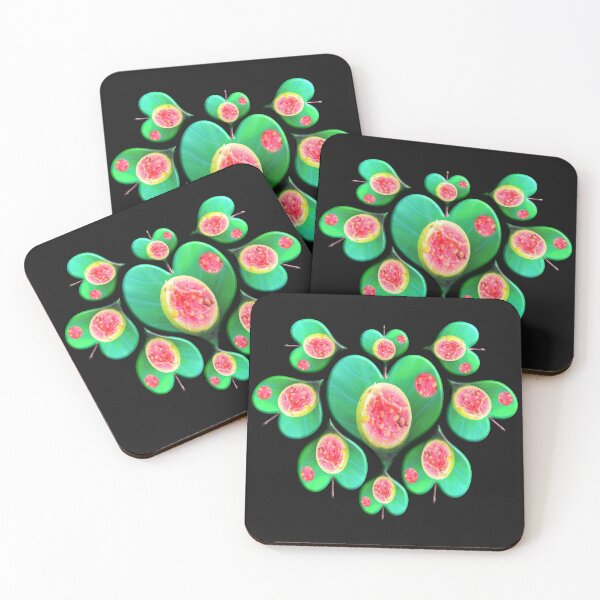 Item preview, ATTRACTIVE COMPOSITION OF GUAVAS IN HEART SHAPE - FOR GUAVA LOVER designed and sold by Ralek.