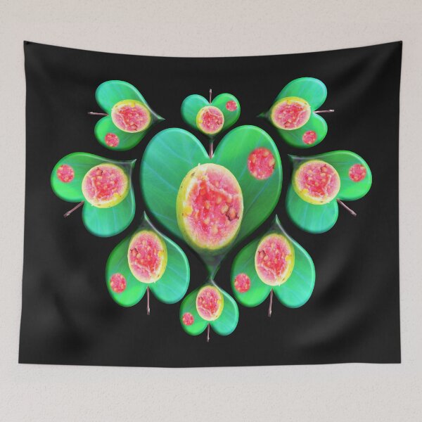 Item preview, ATTRACTIVE COMPOSITION OF GUAVAS IN HEART SHAPE - FOR GUAVA LOVER designed and sold by Ralek.