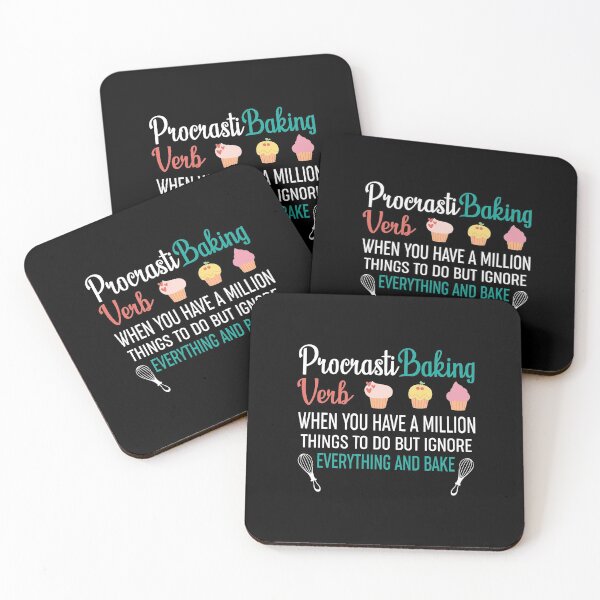 Item preview, Funny Cupcake Baking Baker Gift Procrastibaking designed and sold by learkemili.