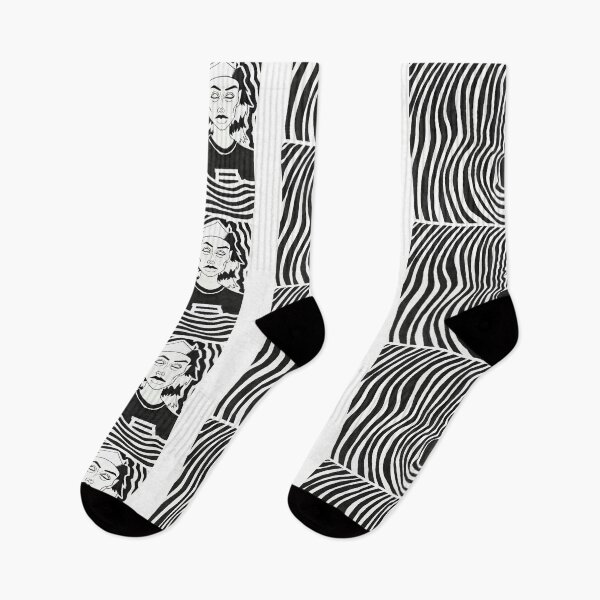 Item preview, black and white hypnosis illustration designed and sold by PashaGontier.