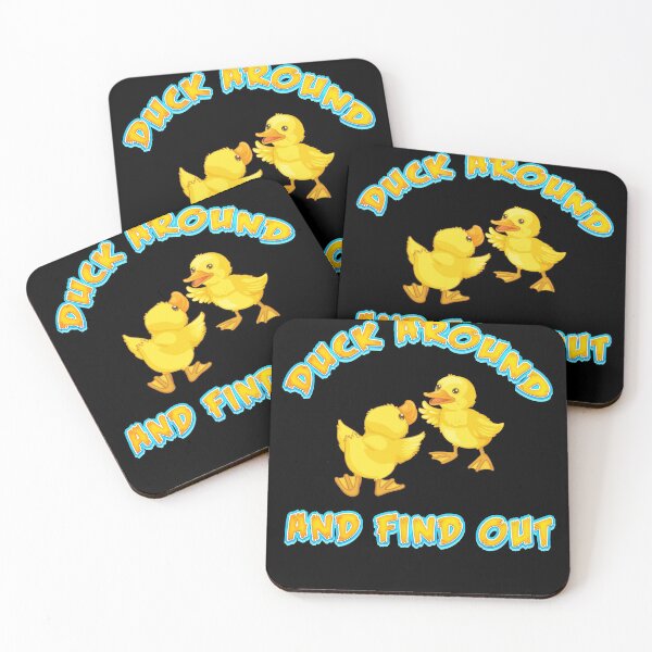 Item preview, Duck Around and Find Out Funny Sarcastic Jokes - Black designed and sold by johnta17.