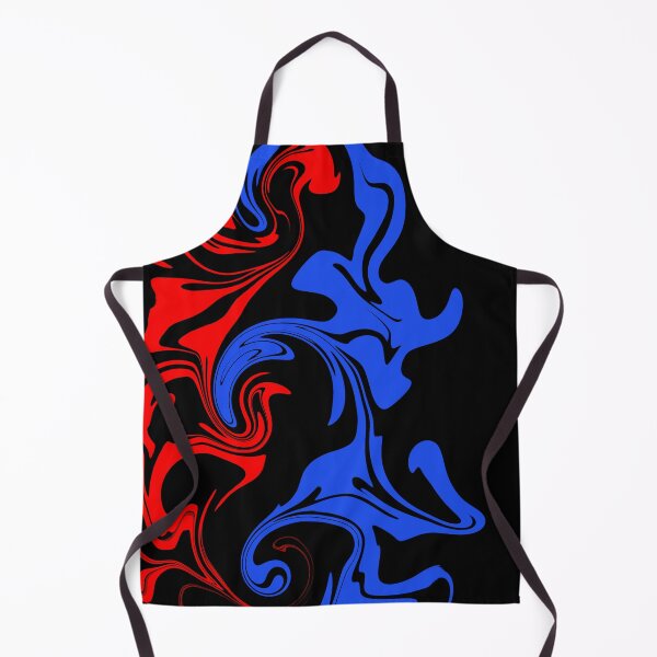 Item preview, Swirling Smoke Red & Blue Abstract designed and sold by JJPhoenixArt.