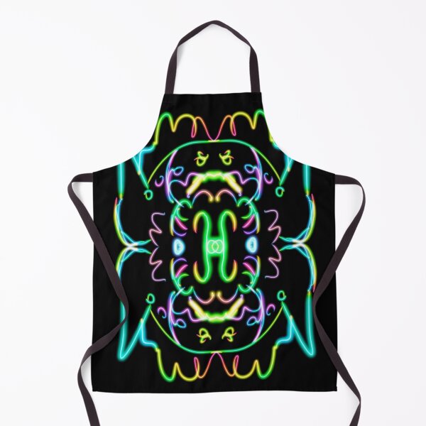 Item preview, Neon Mask symmetrical abstract design designed and sold by JJPhoenixArt.