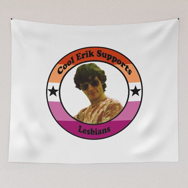 Item preview, Official Cool Erik Supports Lesbians Seal designed and sold by CoolErikCorp.