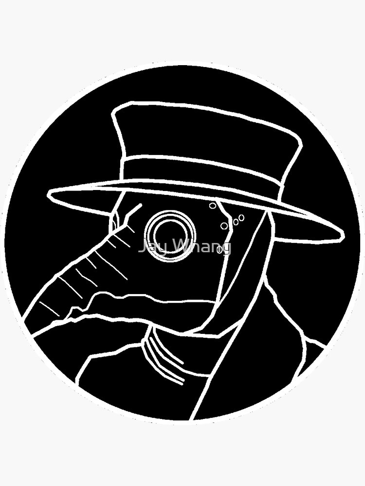 Plague Doctor Logo (Black) by Jay-Whang-Arts