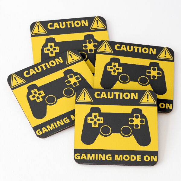 Artikelvorschau, Lustige Gaming-Geschenkidee, Vorsicht Gaming-Modus an entworfen und verkauft von Cool-A1-Designs.