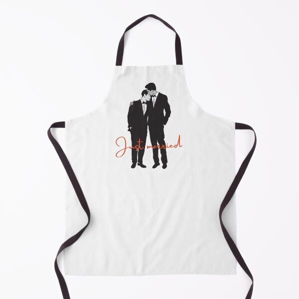 Item preview, Just Married Two Grooms Same Sex Gay Couple designed and sold by JosTees96.