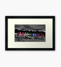 Happy Birthday Glastonbury Framed Print
