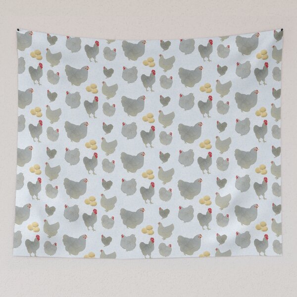 Item preview, Blue Orpington Chicken Pattern designed and sold by Ashley Gagnon.
