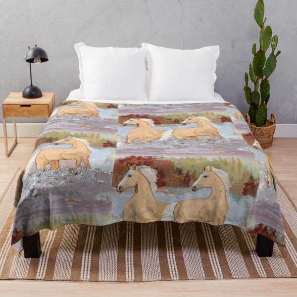 Item preview, Golden Horses Running In Water designed and sold by dorcas13.