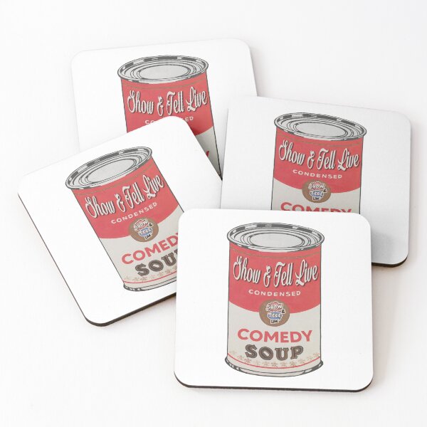 Item preview, Comedy Soup designed and sold by ShowAndTellLive.