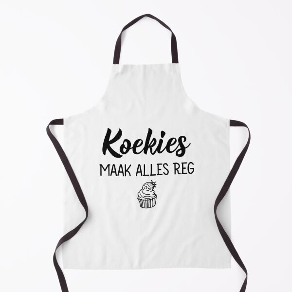 Artikelvorschau, Afrikaans-Text: Cookies reparieren alles. Beschriftung. Koekies maak alles reg entworfen und verkauft von pidzam4e.
