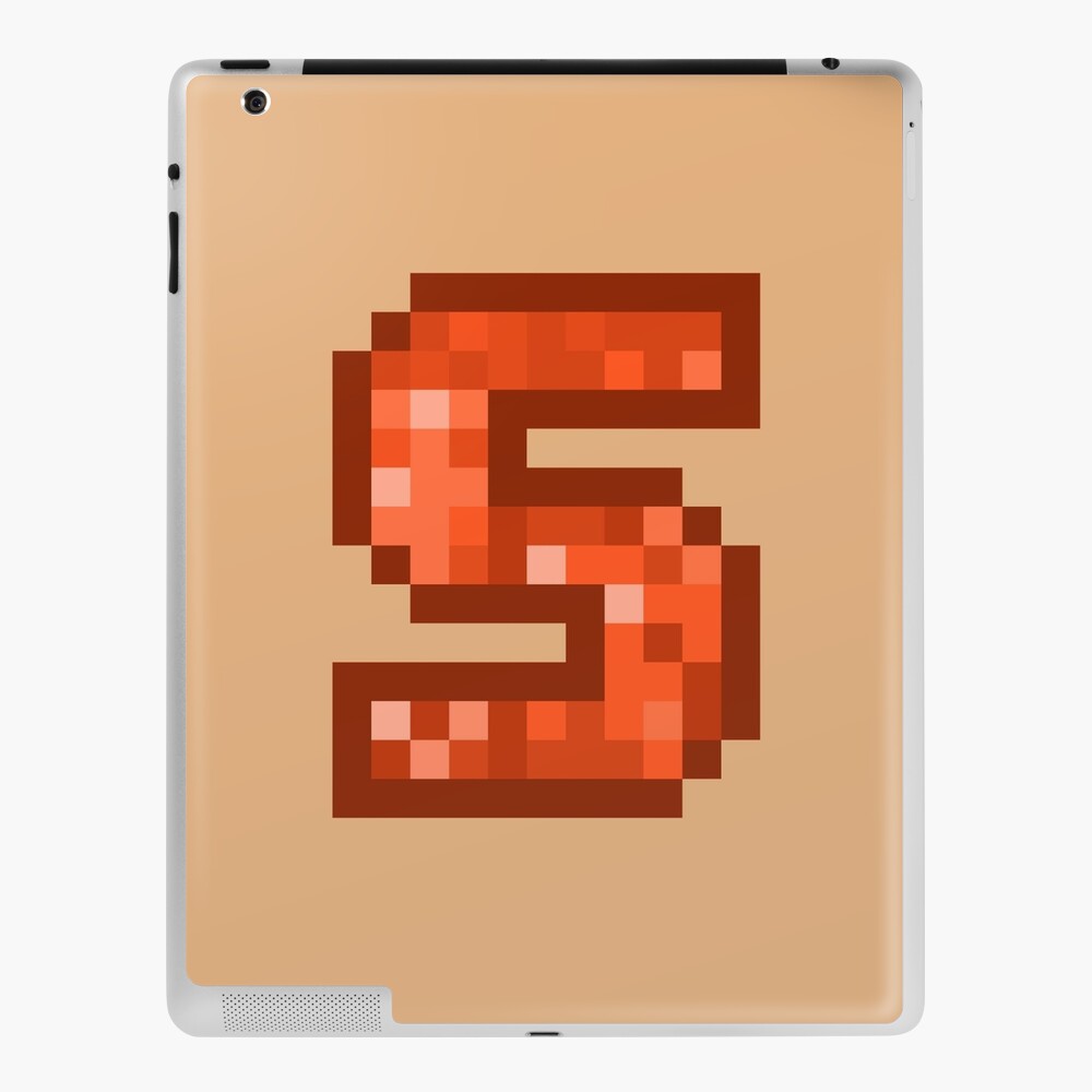 Letter Art Orange Retro Pixel Pattern - R Sticker for Sale by dylanxh